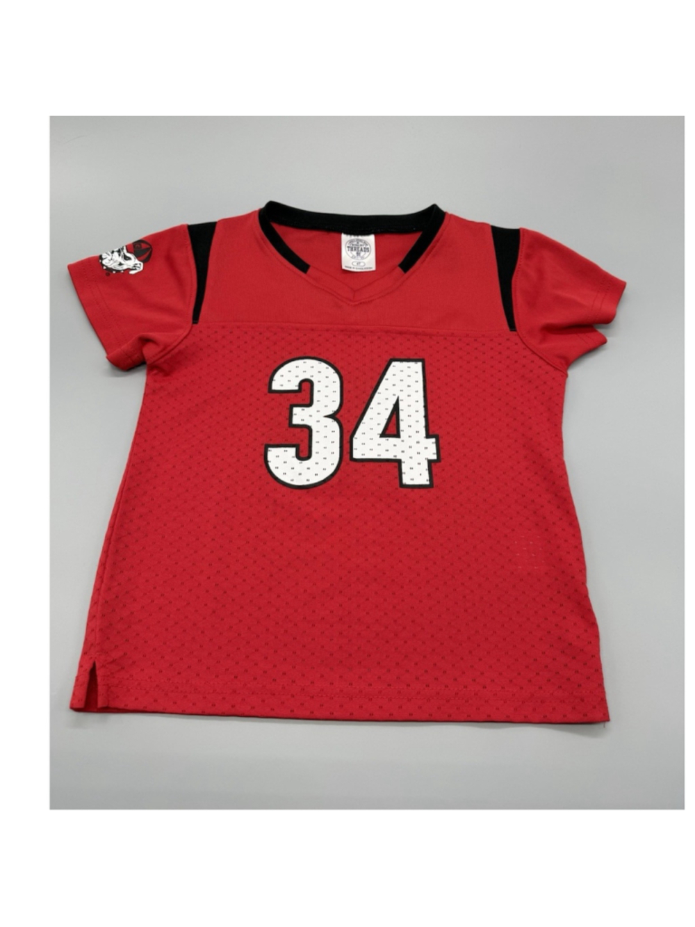Rivalry Threads Boys Georgia Bulldogs Jersey T-Shirt 4T Red Football Mesh